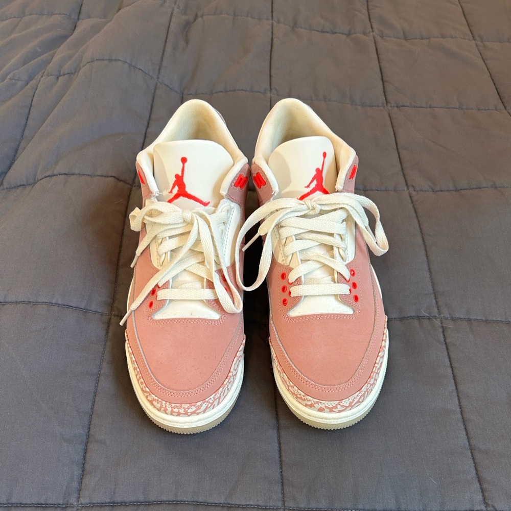Nike Air Jordan 3 Retro Rust Pink Sneakers Shoes Size 8.5 CK9246-600